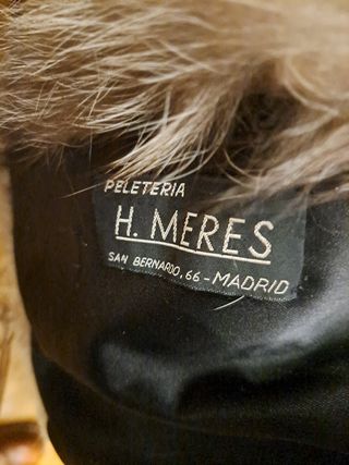 Chaquetón zorro plateado