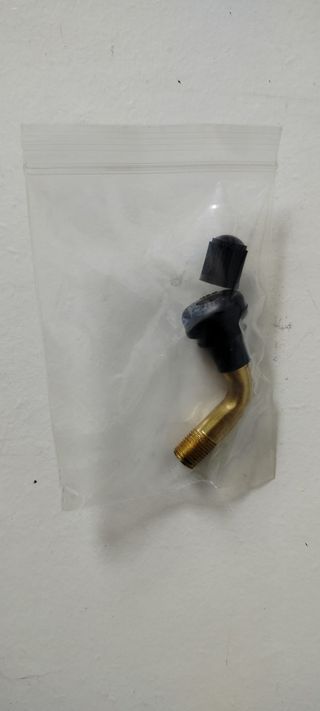 Boquilla curva rueda tubeless patinete electrico