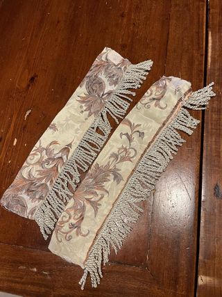 Tenda damascata con mantovana