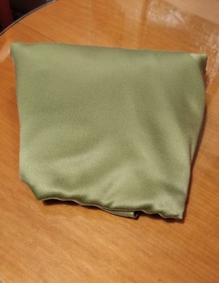 Falda mesa camilla redonda 90 cm. Verde.
