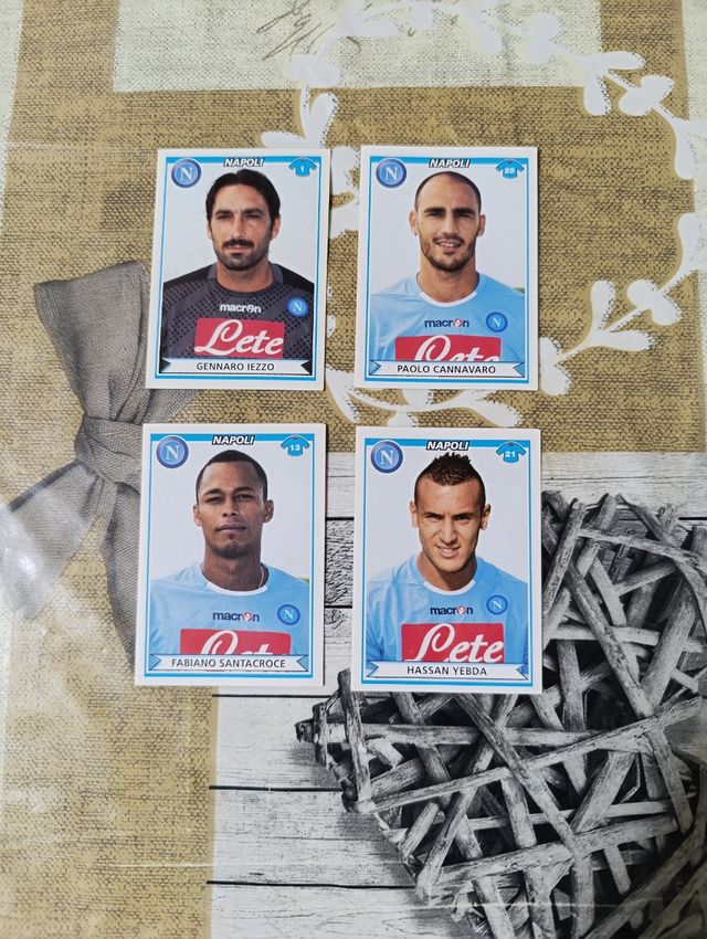 Figurine Panini Napoli 2011