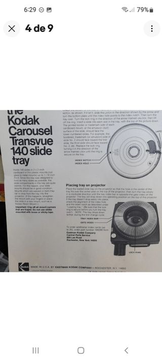 Cargador de proyector diapositivas