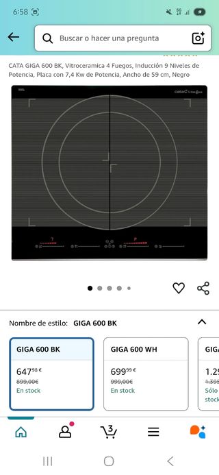 Placa induccion
