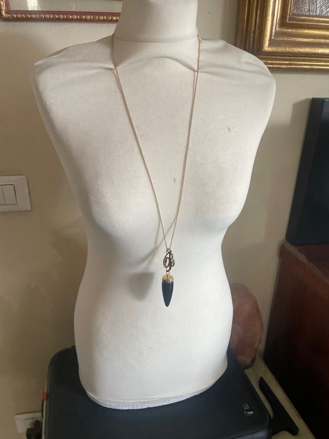 Blumarine collana vintage con corno