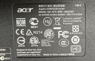 Acer Aspire 5536/5236 series modello MS 226
