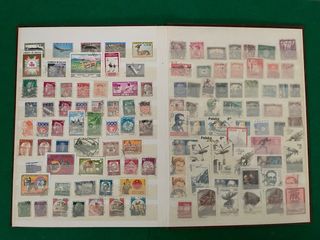 Lote de album de sello de españa e internacional