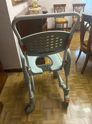 Silla ruedas aseo