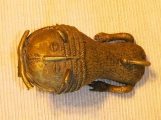 FIGURA DE LEÓN, ARTE ÉTNICO AFRICANO