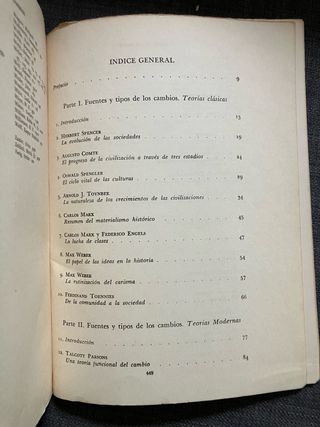 Los cambios sociales