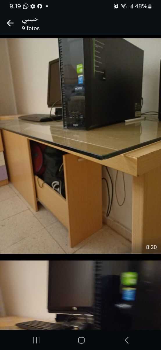 Escritorio de madera