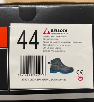 Botas / Zapatos de seguridad 44