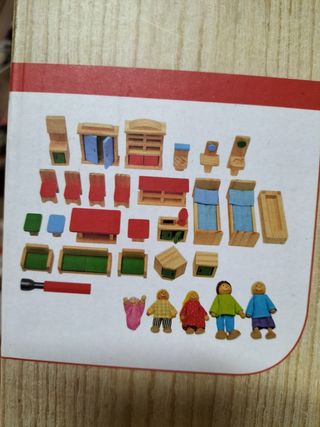 Casitas de muñecas de madera