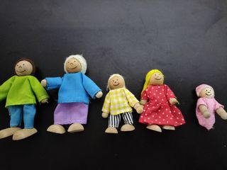 Casitas de muñecas de madera