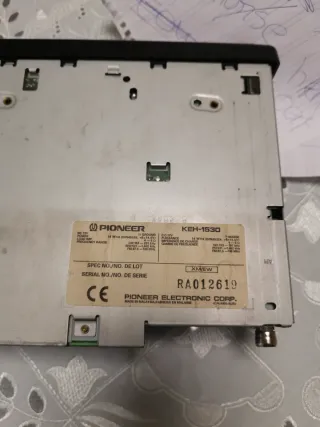 Radio cassette coche