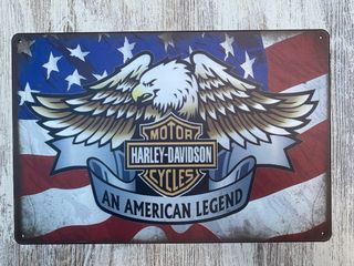 Cartel decoracion Harley