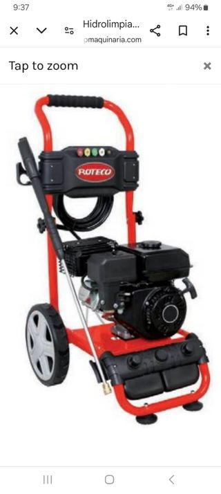 Hidrolimpiadora gasolina y accesorios