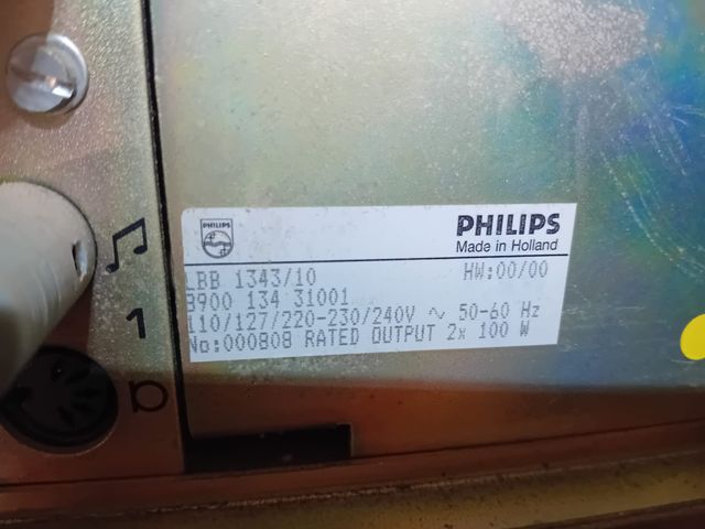 Torre de sonido profesional Philips años 90