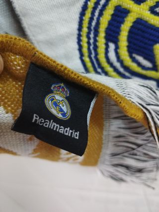 2 bufandas Real Madrid