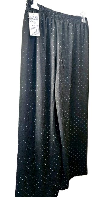 Pantalón fluído bohemio brillos