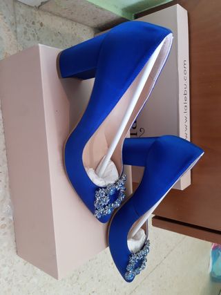 Zapatos cinderella tacón fiesta