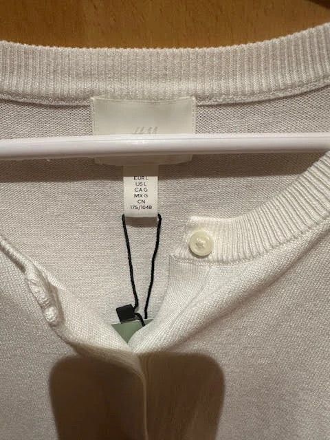 Cardigan de viscose. talla L. H&m.