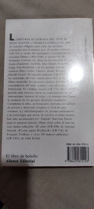 Historia ilustrada del cine. 1. El cine mudo (1895-1930) (El Libro De Bolsillo (Lb)) (Spanish Edition)