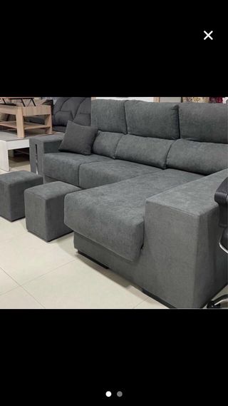 Sofá NUEVO chaise longue en LIQUIDACION PRECIOS DE FABRICA