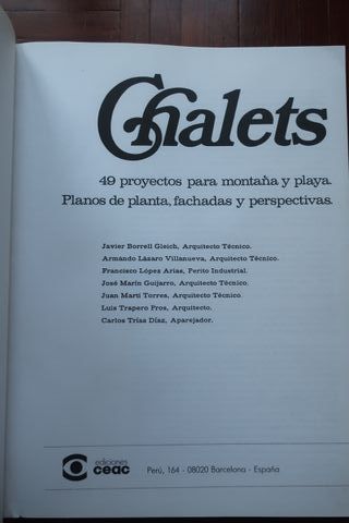 Libro Chalets: 49 proyectos