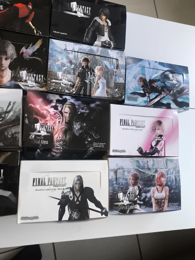 Final fantasy 500 cartas distintas