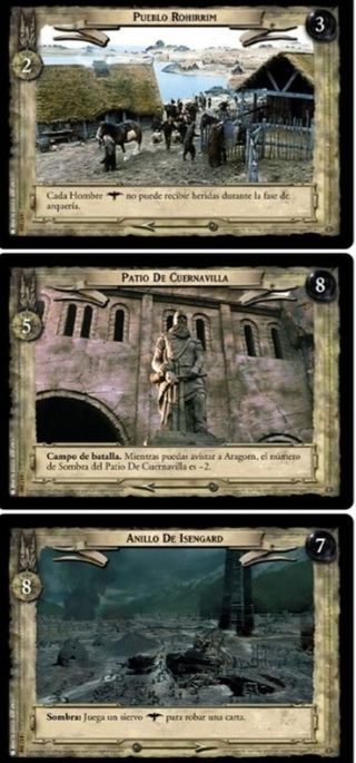 Baraja PRECINTADA. Juego Lord Rings. Cartas Rol.
