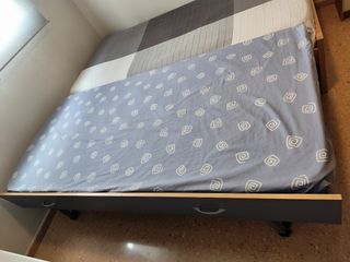 Cama nido elevable con colchones