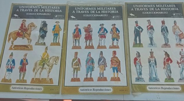Laminas Uniformes militares coleccionabl