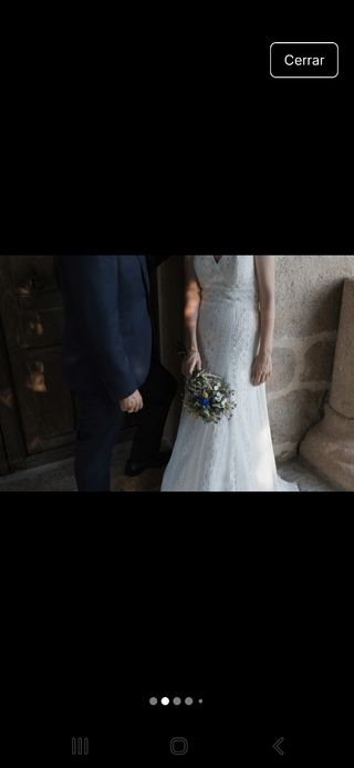 Vestido de novia boho elegante T.44