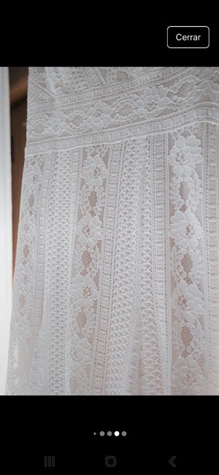 Vestido de novia boho elegante T.44