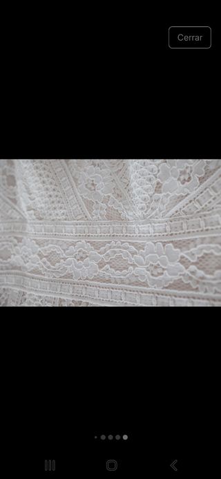 Vestido de novia boho elegante T.44