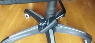 Butaca negra para escritorio, silla, sillón