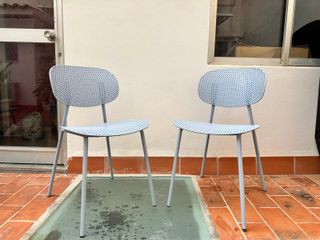 Sillas de comedor. Color Azul