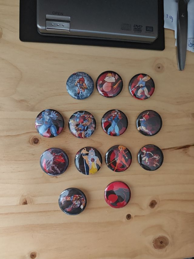 Chapas vintage thundercats 