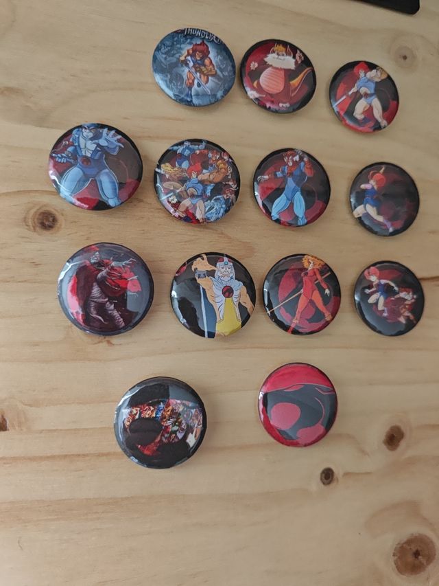 Chapas vintage thundercats 