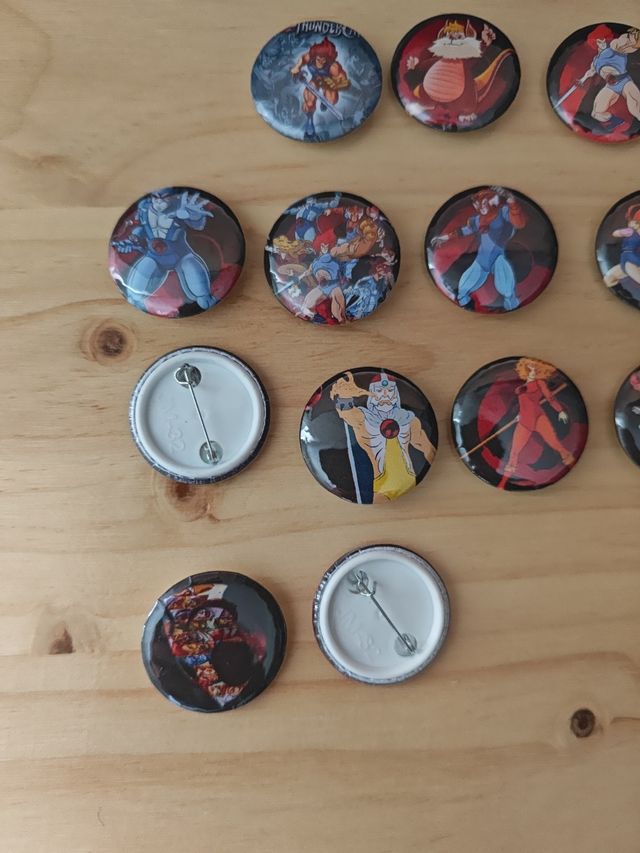 Chapas vintage thundercats 