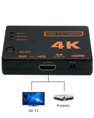 Selector HDMI 4K 3 Puertos - Mando IR