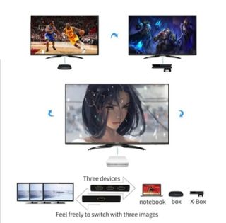 Selector HDMI 4K 3 Puertos - Mando IR