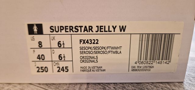 ADIDAS SUPERSTAR JELLY edición limitada