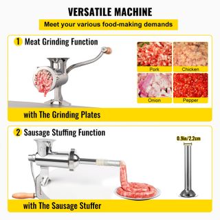 Tritacarne Manuale per Impieghi Gravosi, Tritacarn