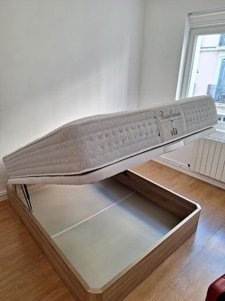 Cama canape, canapé abatible madera 3 AÑO GARANTIA