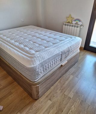 Cama canape, canapé abatible madera 3 AÑO GARANTIA