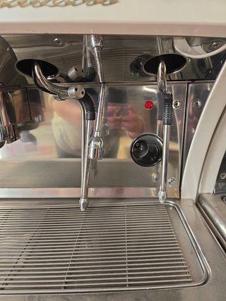 Cafetera diamante de dos grupos