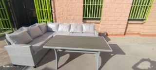 Conjunto de jardín gris - entrega gratis