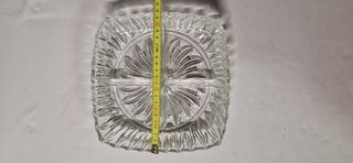 Antipastiera vintage in cristallo