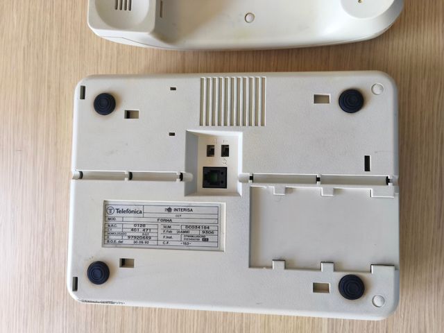 Teléfono sobremesa  forma